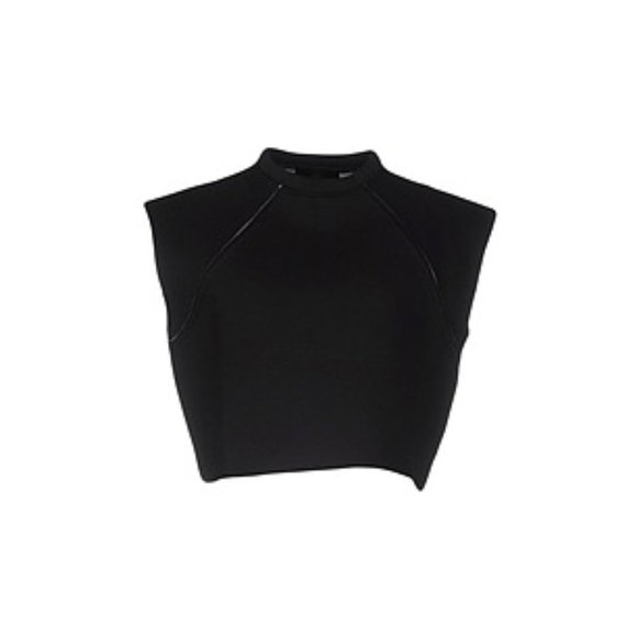 MNML Couture Black Crop Top - Picture 1 of 1